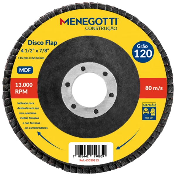 Disco Flap MDF 4.5 Gramatura 80